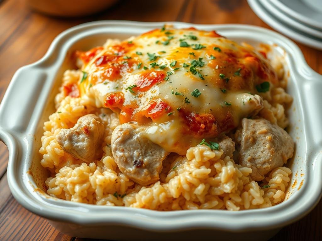 Stick-of-Butter Chicken and Rice Casserole