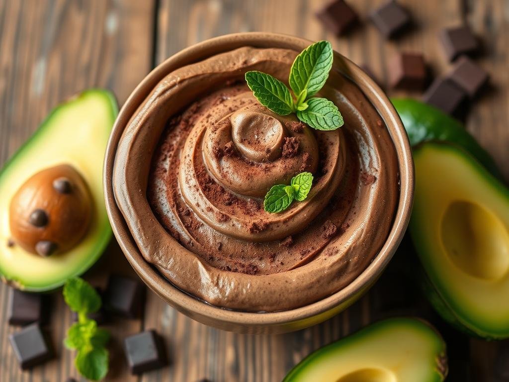 Keto Avocado Chocolate Mousse