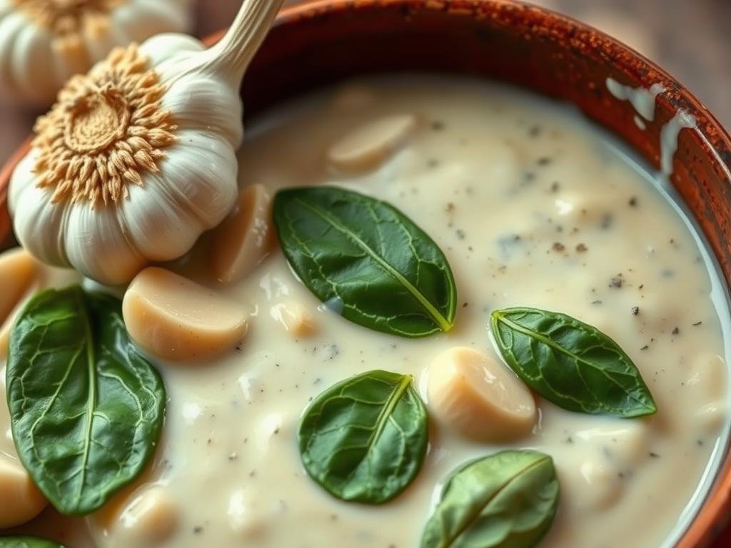 Creamy Garlic Skillet Chicken with Spinach