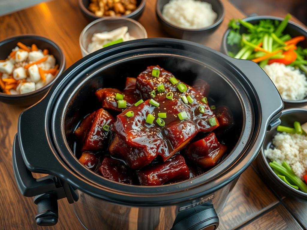 Slow Cooker Korean BBQ Beef