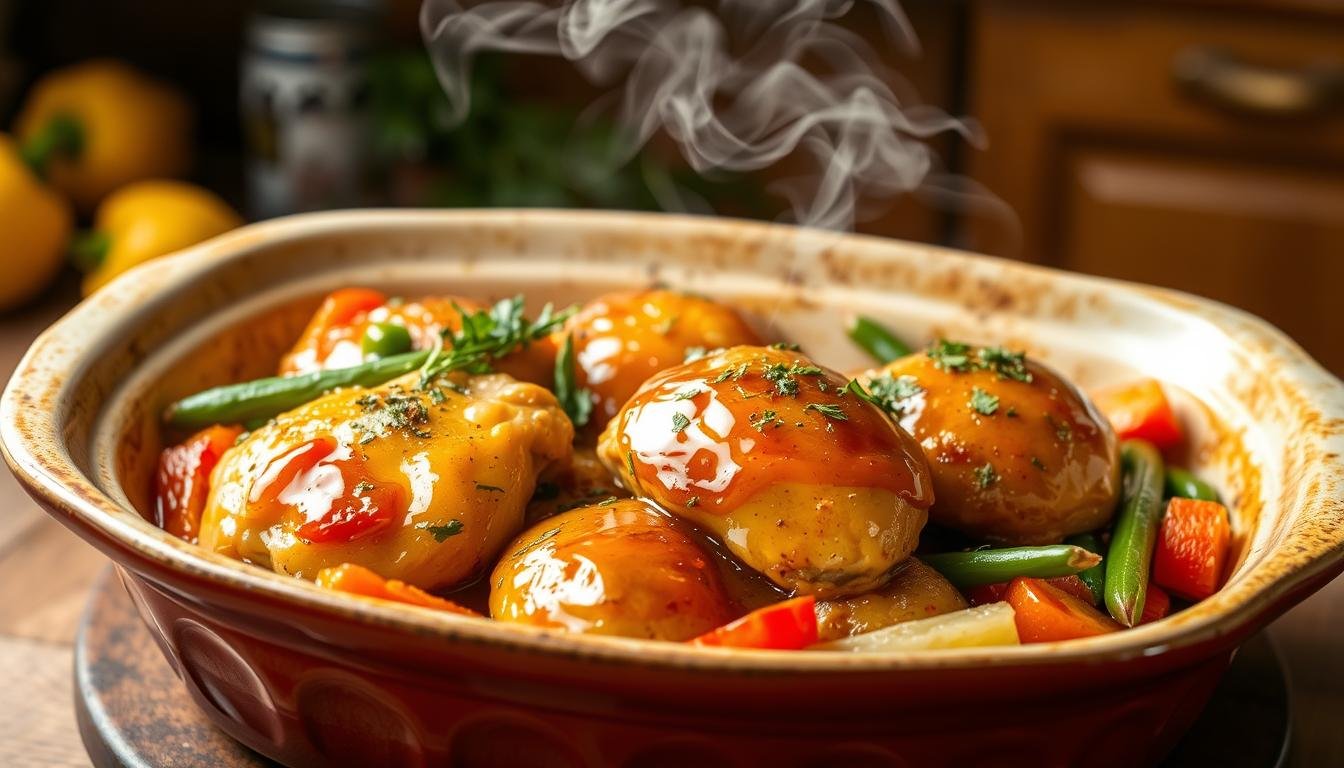 Honey-Garlic Chicken Casserole