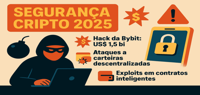 Segurança cripto 2025: conheça as maiores ameaças, dados atualizados e como se proteger
