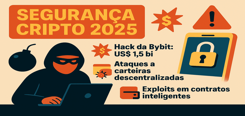 Segurança cripto 2025: conheça as maiores ameaças, dados atualizados e como se proteger